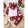 thumbnail image 3 of Conjunto De Sudadera Con Capucha Y Pantalones Informales Para Navidad, Conjunto De Pijama Para Bebés Y Niñas, 3 of 4