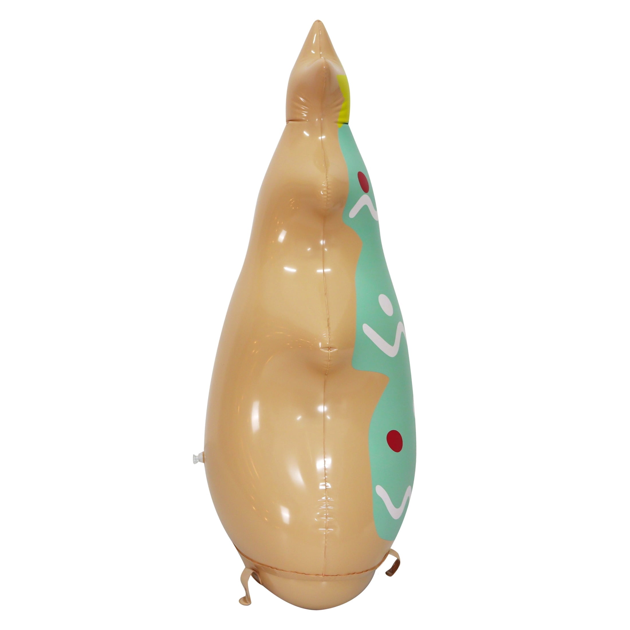 Multicolor Blow-Up Gingerbread Cookie Tree Christmas Yard Inflatable, 3.5', by Holiday Time