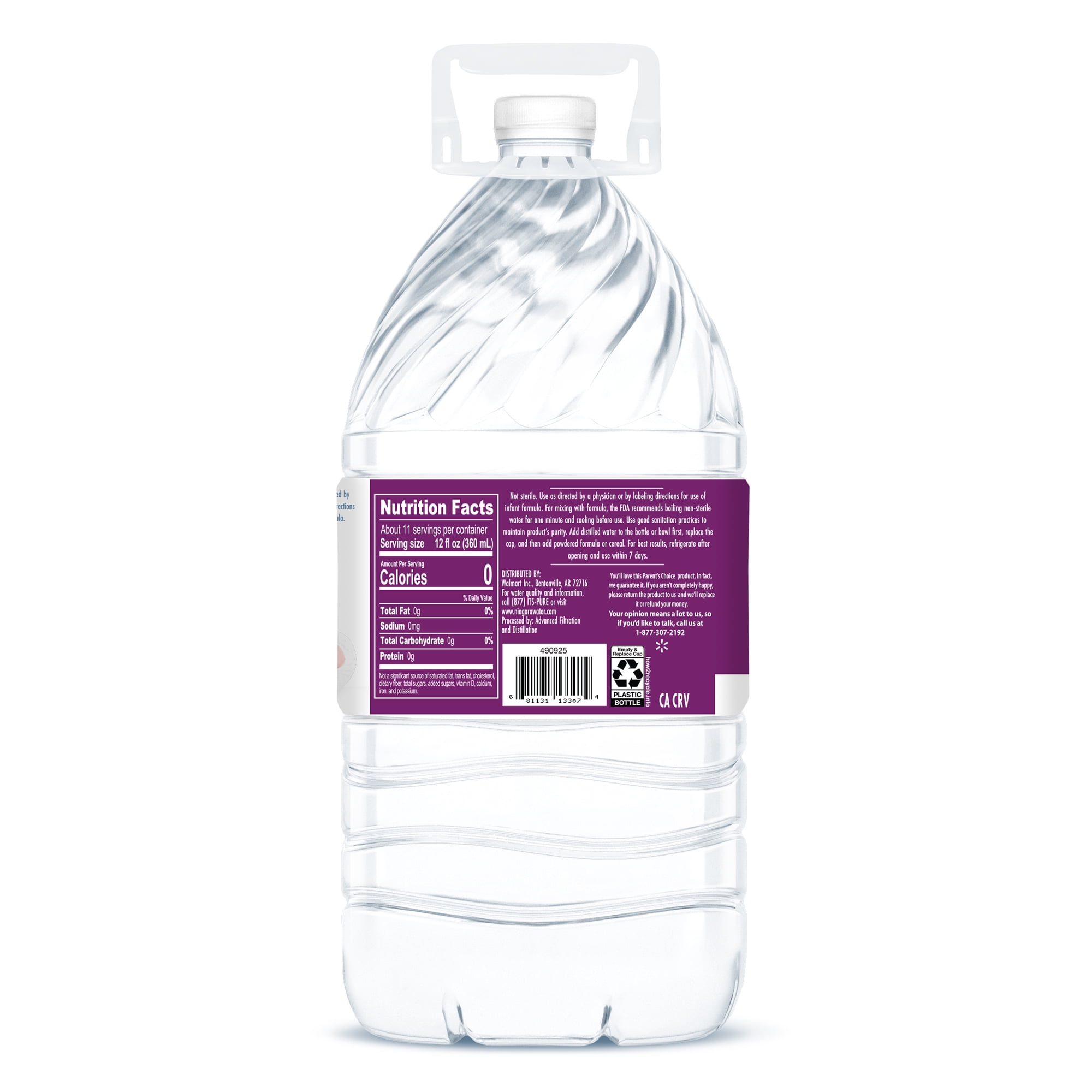 Parent's Choice Distilled Water, 1 Gallon Bottle