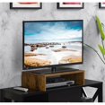 thumbnail image 2 of Pemberly Row Contemporary Wood Small Monitor Riser for TVs up to 23" in Nutmeg, 2 of 5