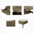 thumbnail image 5 of Queen-Size Bed Frame Boasting Live-Edge Headboard & Nightstands, 5 of 10
