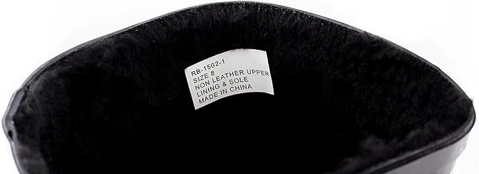 Forever Young Women's Faux Fur Lining Short Rain Boot