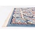 thumbnail image 4 of Unique Loom Narenj Medallion Textured Area Rug 3' x 13' Runner Blue/Tan, 4 of 6