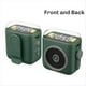 thumbnail image 2 of Mini Altavoz Bluetooth con Clip Magnético, Pantalla de Tiempo, Sonido Hi-Fi, Caja de Música, Luz Inalámbrica, MP3, Llamadas Manos , Color Verde., 2 of 5