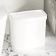 thumbnail image 4 of Almacenamiento y organización de la cocina, bote de basura para baño con tapa, bote de basura con tapa a presión, cesto de basura de plástico con tapa emergente para inodoro, oficina, dormitorio, sala, 4 of 6