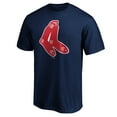 thumbnail image 2 of Men's Navy Boston Red Sox Cooperstown Collection Huntington Logo T-Shirt, 2 of 3