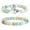 Color 07, variant on Top-kevin 2Pcs Butterfly Bracelets for Women Healing Crystals Bracelets for Women Natural Gemstone Bead Bracelet Cute Butterfly Charm Bracelet Stretch Crystal Jewelry Gifts for Women