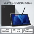 thumbnail image 3 of 2 In 1 Android table 10 Inch With TabletS protective Case and Stylus Pen android 15 Tablet 5G WiFi-6 1280*800 full HD IPS display 6000mah 64GB ROM+12GB RAM (4+8 Virtual), 1024GB Expansion (Black), 3 of 7