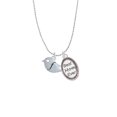 thumbnail image 2 of Delight Jewelry Silvertone Little Bird Initial - F - Best Mom Ever Charm Necklace, 2 of 4