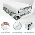 thumbnail image 4 of Queen Quilt Set 90''x96'', Green Botanical Lightweight Summer Bedspread Coverlet Set with 2 Pillow Shams, Watercolor Tree Breathable All Season Quilt Bedding for Bedroom/Guest Room, 4 of 9