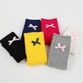 thumbnail image 5 of Eleanos Toddler Baby Girls Cute Knitted Knee High Long Socks Infants Bowknot Thigh High Leg Warmers Stockings, 5 of 5