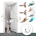 thumbnail image 1 of Juguete colgante para gatos LEKEWPET retráctil con 7 piezas de recambio, 1 of 5