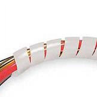 1" Clear Spiral Bundling Wrap-Around Sleeving - (10 ft. spool)