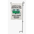 thumbnail image 4 of Printtoo White Always At Home Wherever We Roam Retro Camp Trailer Camping Flags Personalized Outdoor GardenFlagsCamp Decor Accessory Double SidedFlags12.5x18 Inches, 4 of 4