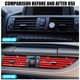 thumbnail image 3 of Muyoka 10 piezas de ajuste de salida de ventilación de coche para aire acondicionado de coche, diamantes de imitación ostentosos, tira de ajuste de salida de aire de coche, tiras de decoración de sali Muyoka Hogar, 3 of 7