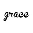 thumbnail image 2 of Grace - Beautiful Solid Steel Home Decor Decorative Accent Metal Art Wall Sign, 2 of 3
