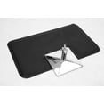 thumbnail image 2 of BarberPub 3 x 5 feet Black Salon Floor Mat Rectangle High Density Foam Mat 0040, 2 of 10