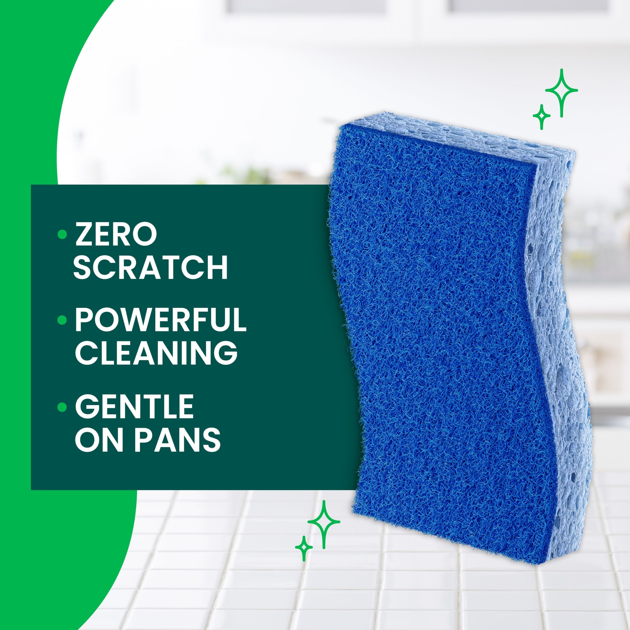 Scotch-Brite Zero Scratch Non-Scratch Sponges, 9 Pack photo 3
