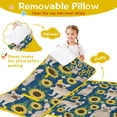 thumbnail image 3 of French Bulldog Sunflowers Floral Toddler Nap Mats for Kids Preschool,Sleeping Mat Bag or Kids,Toddler Sleeping Bag,Toddler Nap Mat or Daycare, 3 of 6