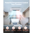 thumbnail image 2 of VEVOR Truck Air Conditioner, 12V 10000 BTU RV Rooftop AC Unit, 350 m³/h Airflow, Cooling & Heating 2 in 1 Function Cab Air Conditioner, Quiet A/C Unit for Semi Truck Trailer Motorhome Tractor Caravan, 2 of 9