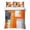 Orange Gray White, variant on Twin XL Quilt Set 68''x98'', Footprint Lightweight Bedspread Coverlet Set with 2 Pillow Shams, Vintage Brown Black Please Remove Your Shoes Breathable All Season Quilt Bedding for Dorm/Guest Room