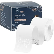 Special Essentials Kinesiology Tape - Premium Cotton Waterproof Sports Tape for Targeted Muscle Support, Pain Relief, & Enhanced Performance 20 Count, 10” Precut & Uncut Strips