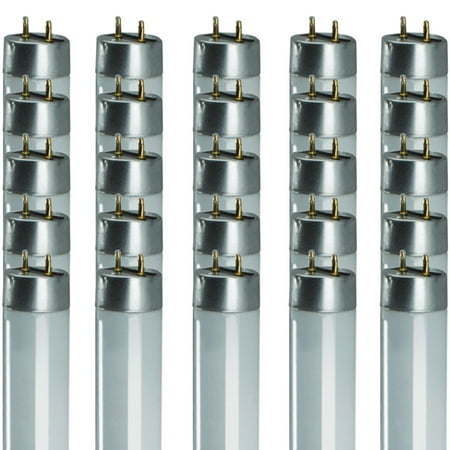 

F32T8 32W 48 Inch T8 Fluorescent Light Bulb | 5700K Bright White Medium Bi-Pin Base | 3100 Lumens 88 CRI 24000 Life Hours | Instant/Programmed Start | 25 Pack by GoodBulb