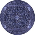 thumbnail image 1 of Ahgly Company Indoor Round Persian Blue Traditional Area Rugs, 8' Round, 1 of 4