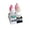 Black/White, variant on Znet3D Eye Drops Bottle Organizer  Tracker – AM/PM 4-Slot