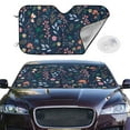 thumbnail image 4 of Goofa Colorful Flowers Printed Car Windshield Sunshade,Foldable Reflective Sun Visor,UV Protection Heat Blocker Sunshade,Car Cooling Accessory-Small, 4 of 7