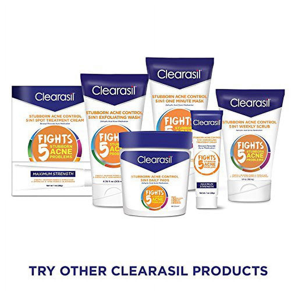Clearasil Rapid Rescue Deep Treatment Wash, Normal to Oily Skin, 6.78 fl oz (Pack of 6)