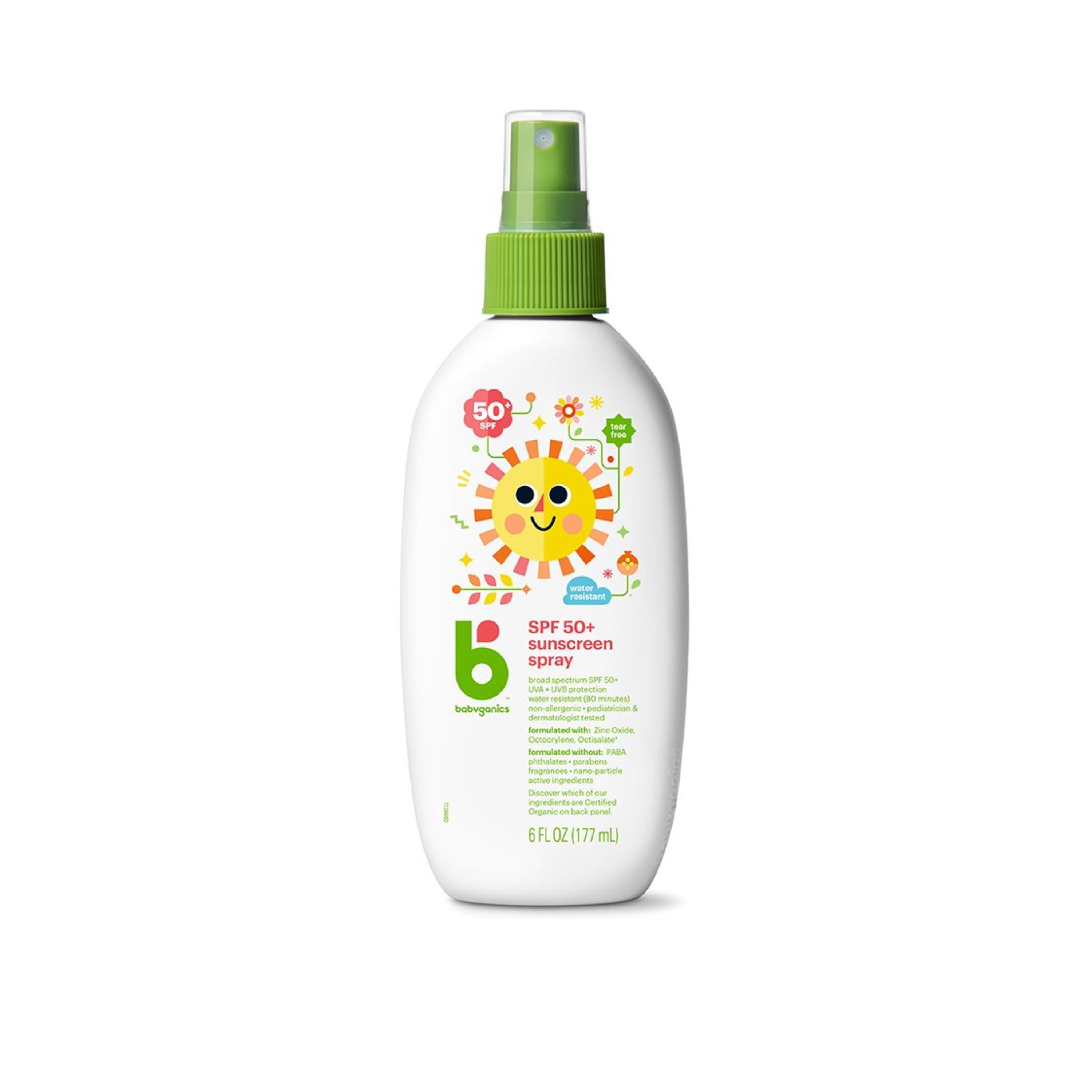 Babyganics Sunscreen Spray 50 SPF, 6oz