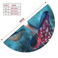 thumbnail image 3 of Lsque Fantasy Mushrooms Print Christmas Tree Skirt, Tree Skirt with Ties or Velcro, Perfect for Holiday Decorations, Halloween, and New Year-30", 3 of 7