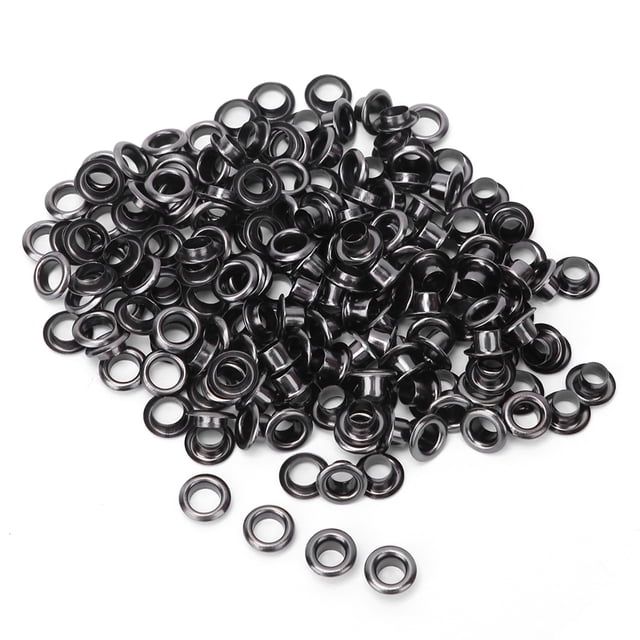 100pcs 5mm Brass Double Sided Eyelets Rivets Grommet For Belt Shoes Bag Leather Craft