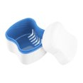 thumbnail image 1 of Estuche de viaje para dentaduras postizas, compacto, con limpieza y almacenamiento para protectores bucales, 1 of 4