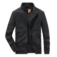 thumbnail image 3 of Vedolay Men Jackets for Winter Long Sleeve Button Down Blazer Jacket Cardigan Black,3XL, 3 of 3