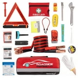 127-Pieces Roadside Car Emergency Kit Include Mini First Aid Kit ...