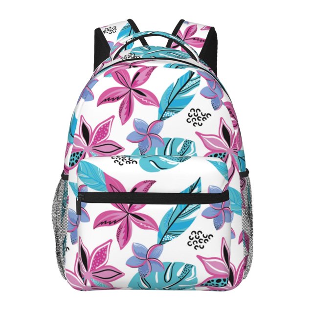 Balery Hawaiian Style Mochila Escolar Impresa, Mochila Ligera para Viajes Casual, Mochila Duradera y Cómoda Multifuncional, Mochila para Laptop-One Size
