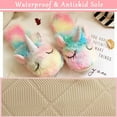 thumbnail image 5 of Rainbow Unicorn Slippers/Cute Fluffy Girls Slippers/Cozy Plush Indoor Outdoor Women Slippers/Best Unicorn Gifts, 5 of 6