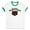 White/Kelly Green, variant on Happy Meow-lo-ween Ringer Tee Shirt Unisex Large White/Black