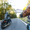 thumbnail image 3 of NIAIZEK 2-Pack Universal Adjustable Motorcycle Rearview Mirrors with Black Handlebar Grip for Bikes and Motorcycles, 3 of 6