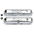 thumbnail image 1 of Edelbrock Valve Cover 4495 Signature; Chrysler LA Small Block 5.2L-5.9L/318-360 Cubic Inch; 3.2 Inch Overall Height; Perimeter Bolt; With Oil Fill Hole; With Breather Hole; With Baffles, 1 of 6