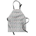 thumbnail image 1 of Hipster Apron, Sketch Art Pattern Bicycles Urban Vehicles Transportation Hobby Exercise Fun Ride, Unisex Kitchen Bib with Adjustable Neck for Cooking Gardening, Adult Size, Multicolor, by Ambesonne, 1 of 4