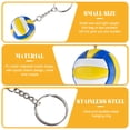 thumbnail image 2 of 2pcs Volleyball Keychain Theme Key Pendant for Volleyball Fans Party Favors Boys Girls, 2 of 6