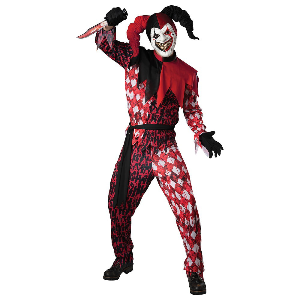 Men's Evil Jester Costume - Walmart.com