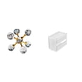 thumbnail image 1 of Figura esférica de escritorio, dispensador de pañuelos de papel higiénico para pared, caja de almacenamiento de papel higiénico, soporte acrílico para, 1 of 8