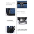 thumbnail image 2 of keepw Insulated Adjustable Shoulder Outdoor Thermal Container Large Capacity Tear-Resistant Food Backpack Beach Camping Gray, 2 of 8