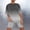 Gray #2, variant on Womens Pajama Set Oversized Gradient Print Comfortable Pajamas Set Summer Crew Neck Short Sleeve Sleepwear with Shorts Summer Pjs for Women