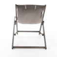 thumbnail image 3 of Beach Grey Sling Chairs (2 ) - Backyard And Relaxing, 100% Canvas, Wood Frame, Pillow Included, 40.7 In. X 33.54 25.48 In., 21.68 Lb Chair (2) Peaceful Place, Wood, For Comfort, W H D,, 3 of 6