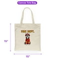 thumbnail image 5 of Firefighter Siberian Husky Hero Rescue Fire Dept Fireman USA Flag Canvas Tote Bag Husky Dog Lover Gifts Reusable Shopping Grocery Bag - 02026, 5 of 5